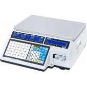 Торговые весы CAS CL5000J-IB с печатью этикеток, памятью и алфавитно-числовым дисплеем