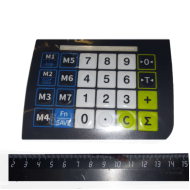 CAS Компл. части к весам/ PR-II наклейка клавиатуры