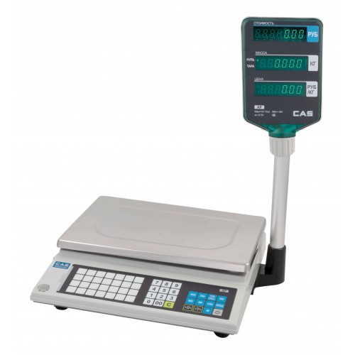 CAS Торговые весы AP-1 (30ЕХ BIG TR.) CAS Торговые весы AP-1 (30ЕХ BIG TR.)